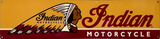 Indian Motorcycle Retro Metal Sign - 800 x 200mm