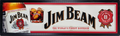 Jim Beam Embossed Retro Metal Sign - 800 x 200mm