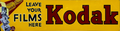 Kodak Films Retro Metal Sign - 800 x 200mm