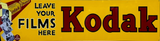 Kodak Films Retro Metal Sign - 800 x 200mm