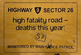 Mad Max Highway 9 Main Force Patrol Retro Metal Sign - 810 x 555mm