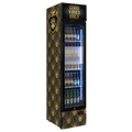 Custom Branded Bar Fridge | 160L Retail Wall — branded example: 160l - Custom Vinyl Wrapped Branded Fridge - Example 32