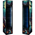 Custom Branded Bar Fridge | 160L Retail Wall — branded example: 160l - Halloween Custom Branded Fridges