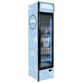 Custom Branded Bar Fridge | 160L Retail Wall — branded example: 160l - Tribe Coffee Co - Custom Branded Fridge
