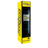 Custom Branded Bar Fridge | 160L Retail Wall — branded example: 160l - ballarat battery service - custom branded fridge