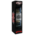 Custom Branded Bar Fridge | 160L Retail Wall — branded example: 160l - cut n dunn