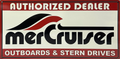 Mercruiser Retro Metal Sign - 600 x 300mm