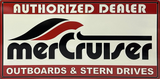 Mercruiser Retro Metal Sign - 600 x 300mm