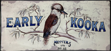 Metters Early Kooka Retro Metal Sign - 810 x 380mm