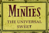 Minties Retro Metal Sign - 600 x 400mm