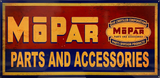 Mopar Part & Accessories Retro Metal Sign - 810 x 380mm
