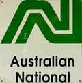 Australian National Retro Metal Sign - 380 x 380mm