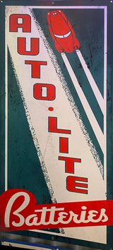 Autolite Retro Metal Sign - 380 x 810mm