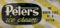 Peters Ice Cream Retro Metal Sign - 810 x 380mm