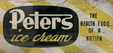 Peters Ice Cream Retro Metal Sign - 810 x 380mm