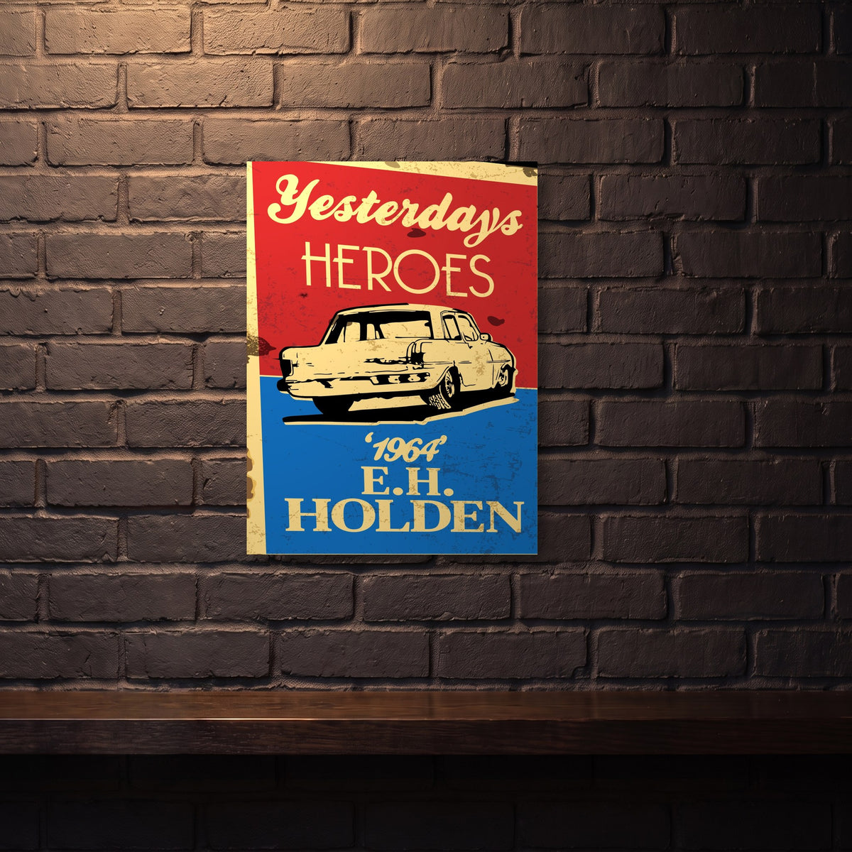 1964 EH HOLDEN 600 MM X 400 MM METAL SIGN