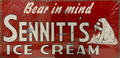 Sennitts Ice Cream Retro Metal Sign - 801 x 380mm