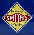 Smiths Chips Retro Metal Sign - 380 x 380mm