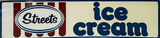 Streets Ice Cream Retro Metal Sign - 800 x 200mm