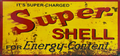 Super Shell Retro Metal Sign - 810 x 380mm