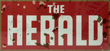 The Herald Retro Metal Sign - 810 x 380mm