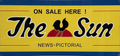 The Sun Newspaper Retro Metal Sign - 810 x 380mm