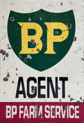 BP Agent Farm Service Retro Metal Sign - 400 x 600mm