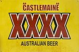 XXXX Beer Castlemaine Retro Metal Sign - 600 x 400mm
