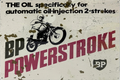 BP Powerstroke Retro Metal Sign - 600 x 400mm