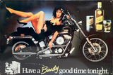 Bundaberg Rum Harley Retro Metal Sign - 810 x 555mm