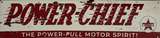Caltex Powercheif Retro Metal Sign - 800 x 200mm