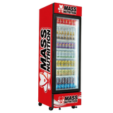 Custom Branded Bar Fridge | 370L Shopfront Tower — branded example: 370l - Custom Vinyl Wrapped Branded Fridge - Example 21