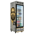 Custom Branded Bar Fridge | 370L Shopfront Tower — branded example: 370l - Custom Vinyl Wrapped Branded Fridge - Example 22 (2)