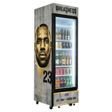 Custom Branded Bar Fridge | 370L Shopfront Tower — branded example: 370l - Custom Vinyl Wrapped Branded Fridge - Example 22 (2)