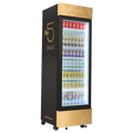 Custom Branded Bar Fridge | 370L Shopfront Tower — branded example: 370l - Custom Vinyl Wrapped Branded Fridge - Example 31