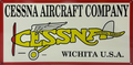 Cessna Aircraft Retro Metal Sign - 600 x 300mm