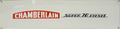Chamberlain Tractors Retro Metal Sign - 800 x 200mm