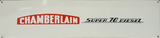 Chamberlain Tractors Retro Metal Sign - 800 x 200mm