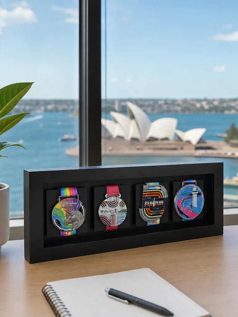 4 Medal Display Frame | Showcase Your Achievements