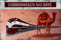 Commonwealth Railways Retro Metal Sign - 600 x 400mm
