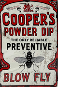 Coopers Powder Dip Retro Metal Sign - 400 x 600mm