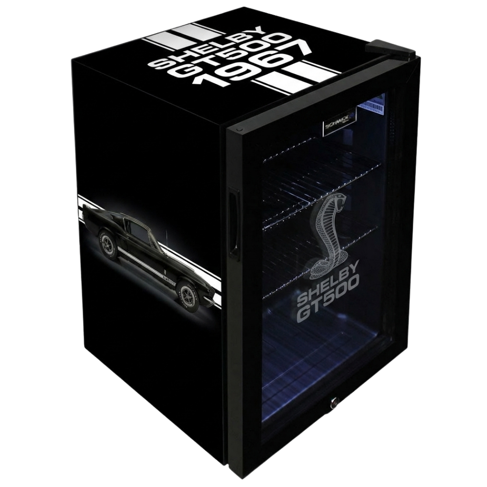 Custom Branded Bar Fridge | 70L Station Unit — branded example: 70l - Custom Vinyl Wrapped Branded Fridge - Example 28