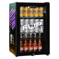 Custom Branded Bar Fridge | 70L Station Unit — branded example: 70l - Custom Vinyl Wrapped Branded Fridge - Example 30