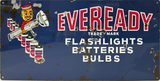 Eveready Batteries Retro Metal Sign - 600 x 300mm