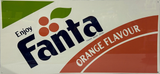 Fanta Retro Metal Sign - 810 x 380mm