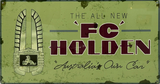 FC Holden Retro Metal Sign - 810 x 380mm