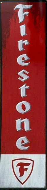 Firestone Tyres Quality Retro Metal Sign - 200 x 800mm