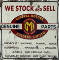 General Motors Holden Retro Metal Sign - 580 x 580mm