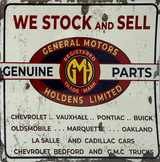 General Motors Holden Retro Metal Sign - 580 x 580mm