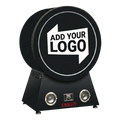 Round Bar Fridge with Bluetooth & Speakers – 42L — Add Your Logo custom branding